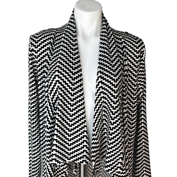 The Limited Chevron Convertible Cardigan Wrap Sweater, Sz XL - Picture 9 of 14